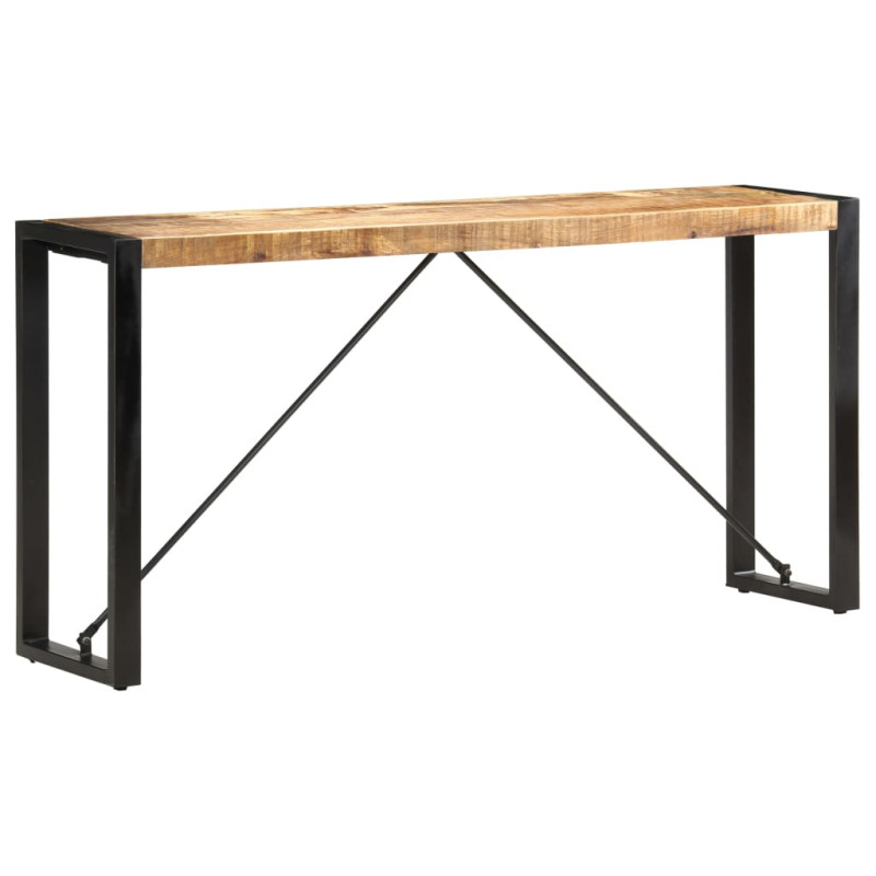 Stolik typu konsola, 150 x 35 x 76 cm, lite drewno mango