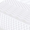 Sofa rozsuwana z materacami, żółta, 100x200 cm, aksamit