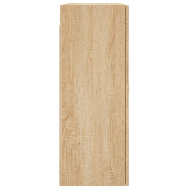 Wiszące szafki, 2 szt., dąb sonoma, materiał drewnopochodny