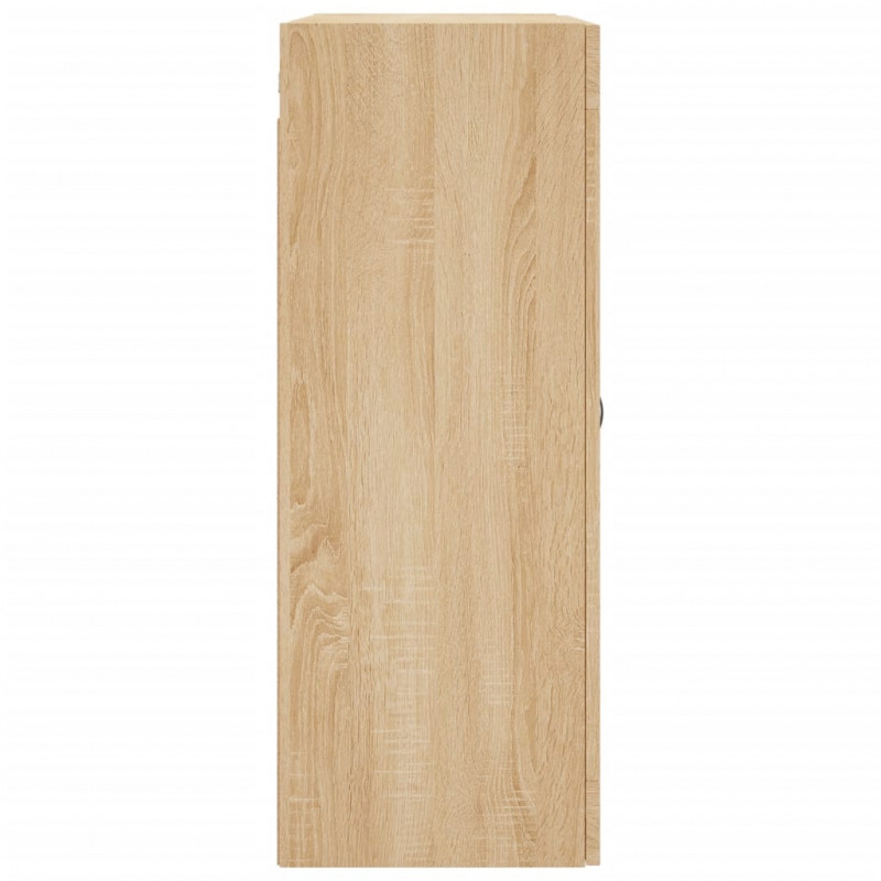 Wiszące szafki, 2 szt., dąb sonoma, materiał drewnopochodny