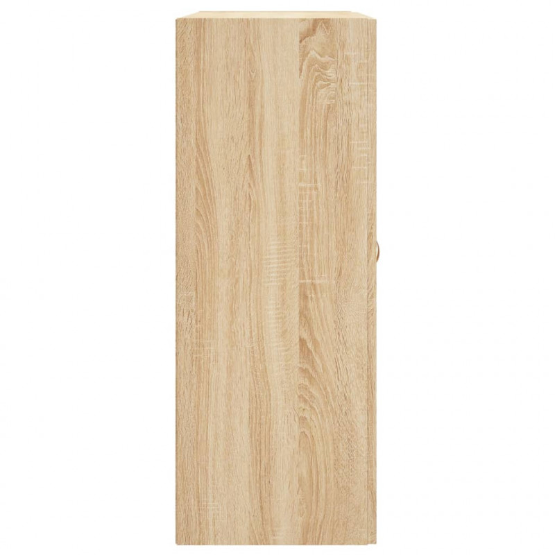 Wiszące szafki, 2 szt., dąb sonoma, materiał drewnopochodny