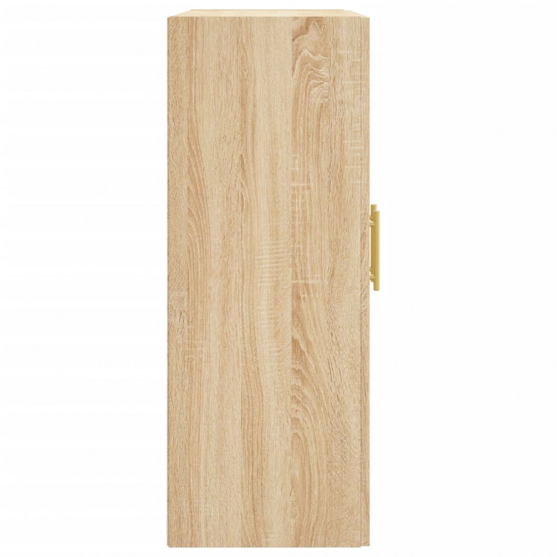 Wiszące szafki, 2 szt., dąb sonoma, materiał drewnopochodny