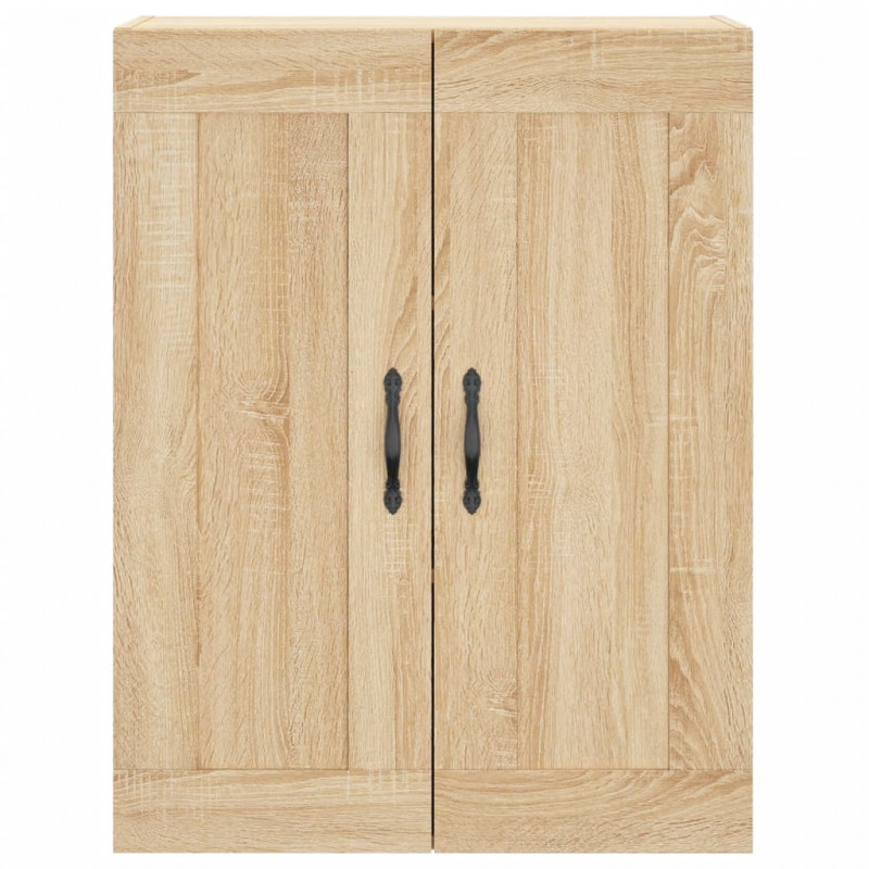 Wiszące szafki, 2 szt., dąb sonoma, materiał drewnopochodny