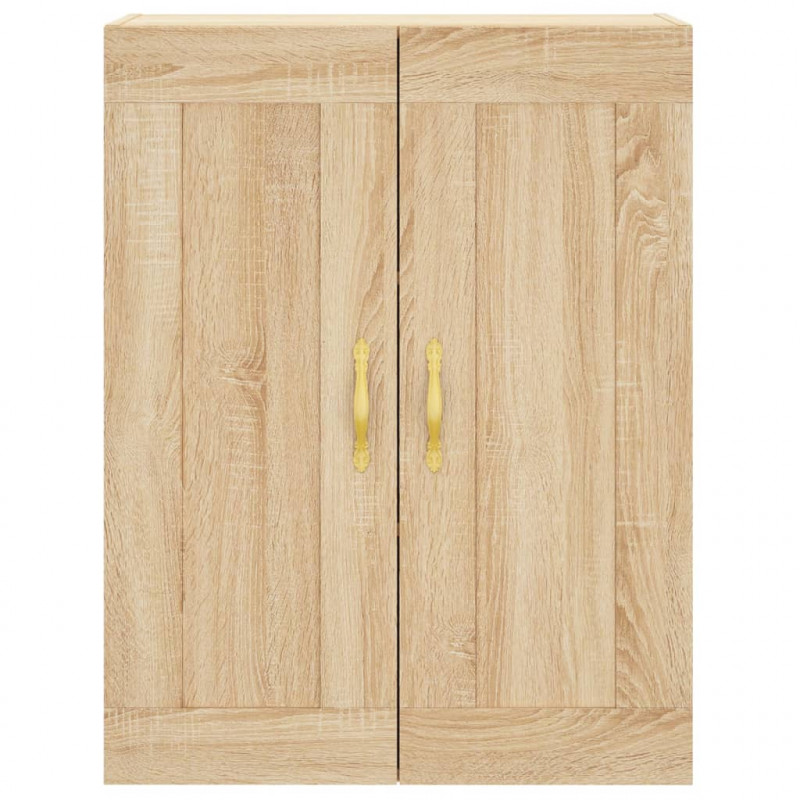 Wiszące szafki, 2 szt., dąb sonoma, materiał drewnopochodny
