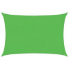Żagiel przeciwsłoneczny, 160 g/m², jasnozielony, 2x3 m, HDPE