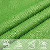 Żagiel przeciwsłoneczny, 160 g/m², jasnozielony, 2x3 m, HDPE