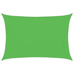 Żagiel przeciwsłoneczny, 160 g/m², jasnozielony, 3x5 m, HDPE