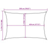 Żagiel przeciwsłoneczny, 160 g/m², jasnozielony, 3x5 m, HDPE