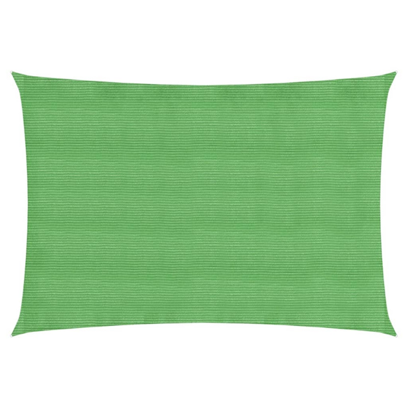 Żagiel przeciwsłoneczny, 160 g/m², jasnozielony, 6x8 m, HDPE