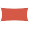 Żagiel przeciwsłoneczny, 160 g/m², terakotowy, 2,5x4,5 m, HDPE