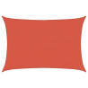 Żagiel przeciwsłoneczny, 160 g/m², terakotowy, 4x5 m, HDPE
