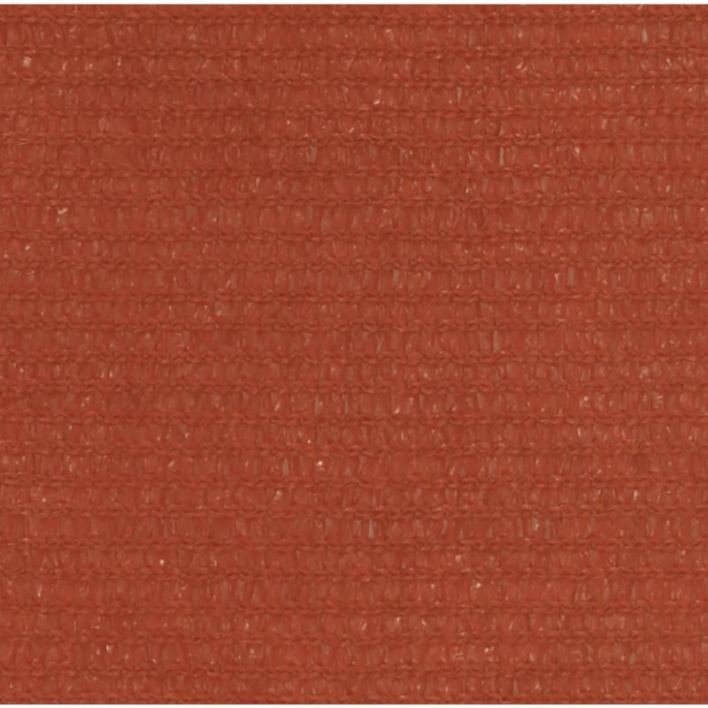 Żagiel przeciwsłoneczny, 160 g/m², terakotowy, 4x5 m, HDPE