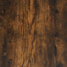 Witrynka przydymiony dąb 69,5x34x180 cm materiał drewnopochodny