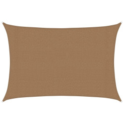Żagiel przeciwsłoneczny, 160 g/m², kolor taupe, 3x4,5 m, HDPE