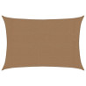 Żagiel przeciwsłoneczny, 160 g/m², kolor taupe, 3x4,5 m, HDPE