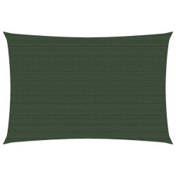 Żagiel przeciwsłoneczny, 160 g/m², ciemnozielony, 6x7 m, HDPE