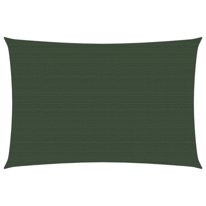 Żagiel przeciwsłoneczny, 160 g/m², ciemnozielony, 6x7 m, HDPE