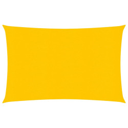 Żagiel przeciwsłoneczny, 160 g/m², żółty, 3x4 m, HDPE