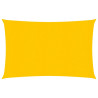 Żagiel przeciwsłoneczny, 160 g/m², żółty, 3x4 m, HDPE