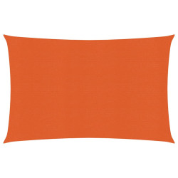 Żagiel przeciwsłoneczny, 160 g/m², pomarańczowy, 2x3,5 m, HDPE