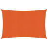 Żagiel przeciwsłoneczny, 160 g/m², pomarańczowy, 2x3,5 m, HDPE