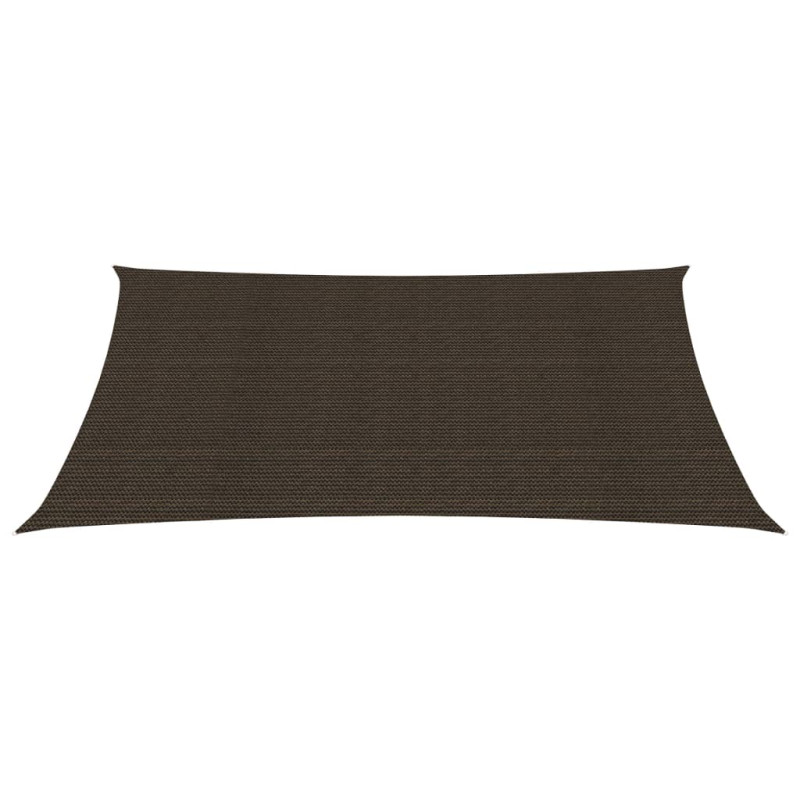Żagiel przeciwsłoneczny, 160 g/m², brązowy, 3x4 m, HDPE