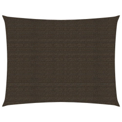 Żagiel przeciwsłoneczny, 160 g/m², brązowy, 4x5 m, HDPE