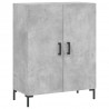 Witrynka, szarość betonu 69,5x34x180 cm materiał drewnopochodny