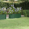 Podwyższona donica, malowana proszkowo stal, 114x40x36 cm