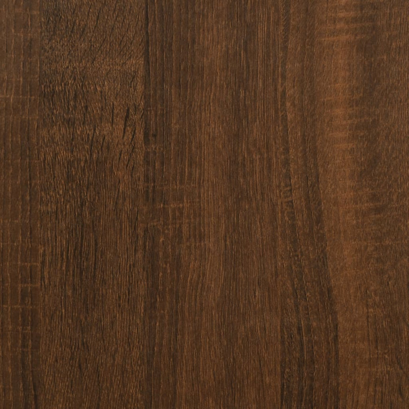 Witrynka, brązowy dąb, 69,5x34x180 cm, materiał drewnopochodny