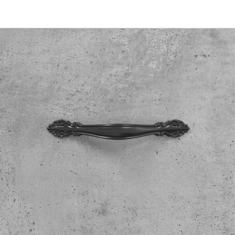 Witrynka, szarość betonu 69,5x34x180 cm materiał drewnopochodny