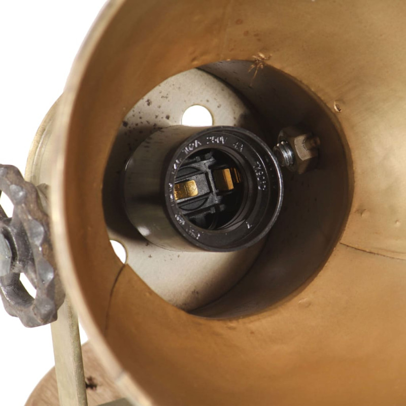 Industrialne lampy ścienne/sufitowe 2 szt. mosiądz 20x25 cm E27