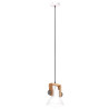 Industrialna lampa wisząca, 25 W, biała, okrągła, 19 cm, E27