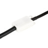 Industrialna lampa wisząca, 25 W, biała, okrągła, 19 cm, E27
