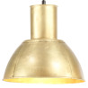 Lampa wisząca, 25 W, kolor mosiądzu, okrągła, 28,5 cm, E27
