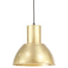 Lampa wisząca, 25 W, kolor mosiądzu, okrągła, 28,5 cm, E27