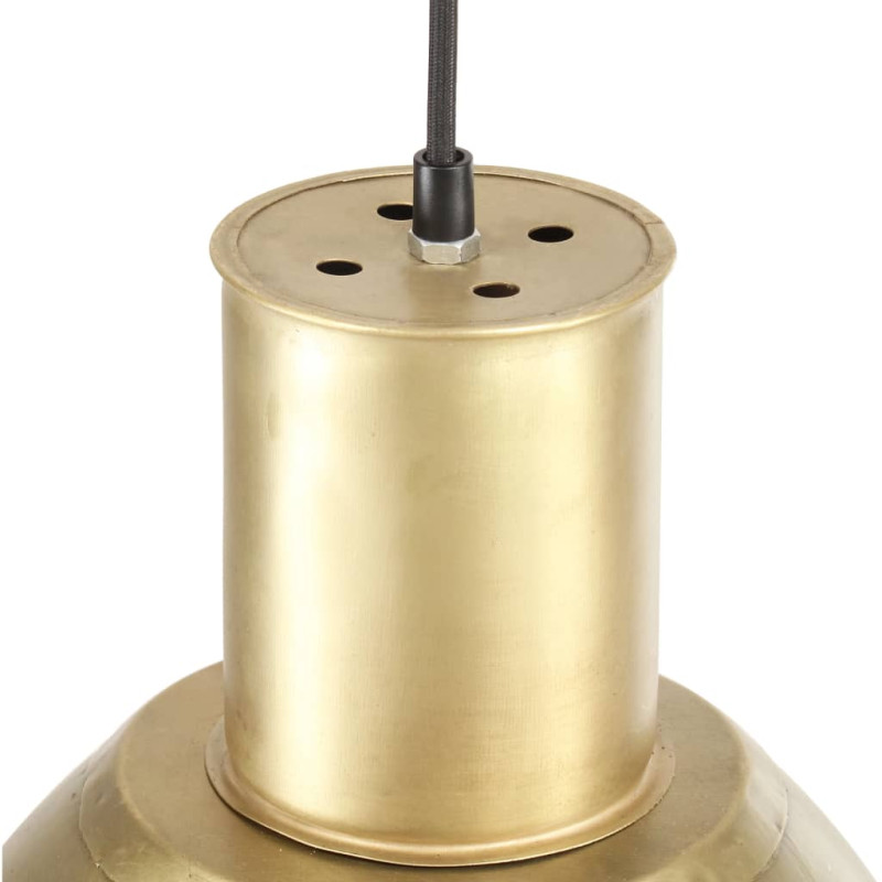 Lampa wisząca, 25 W, kolor mosiądzu, okrągła, 28,5 cm, E27