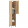 Wysoka szafka, dąb sonoma, 34,5x34x180 cm