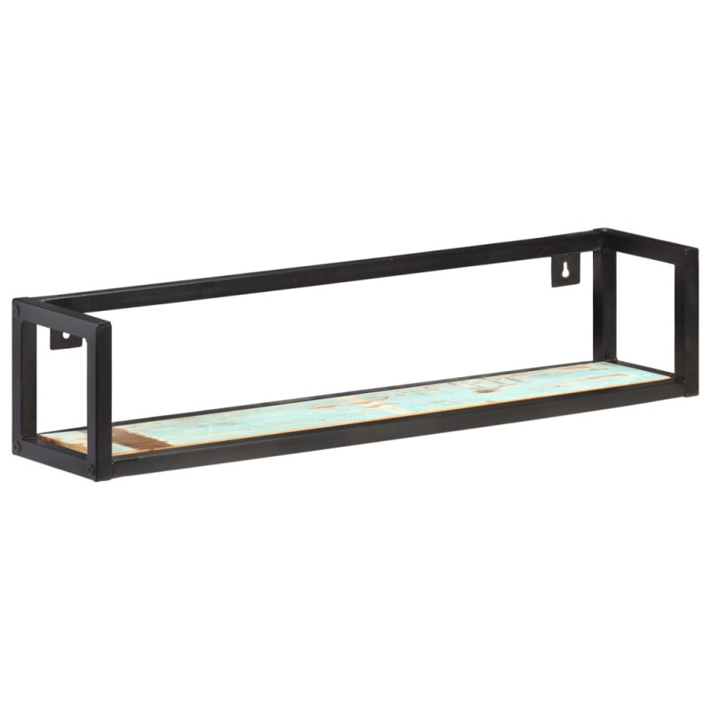 Półki ścienne, 2 szt., 80 cm, lite drewno z odzysku