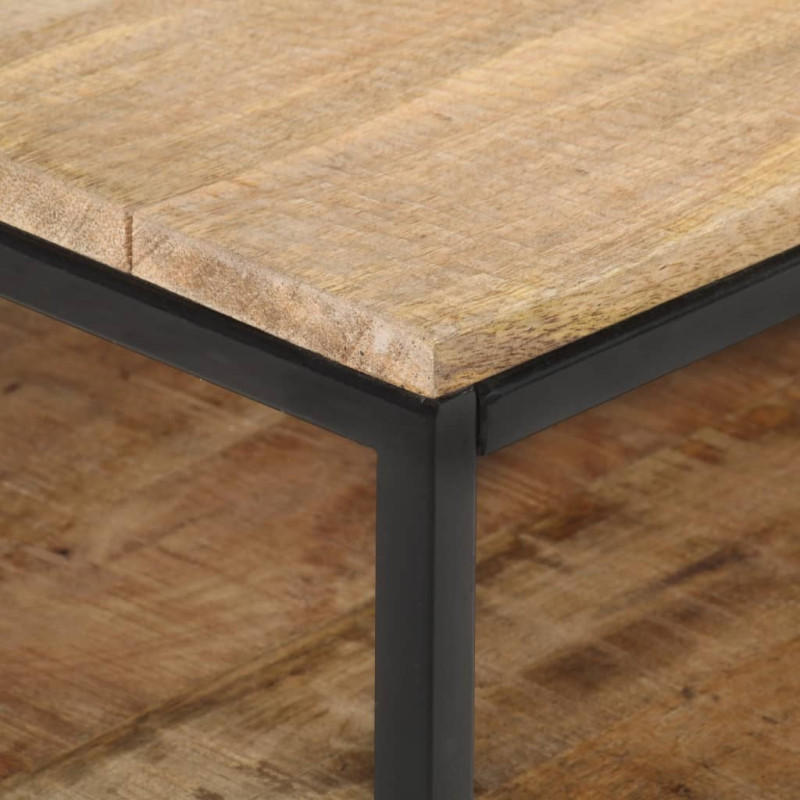 Szafka pod TV, 130x30x45 cm, surowe drewno mango