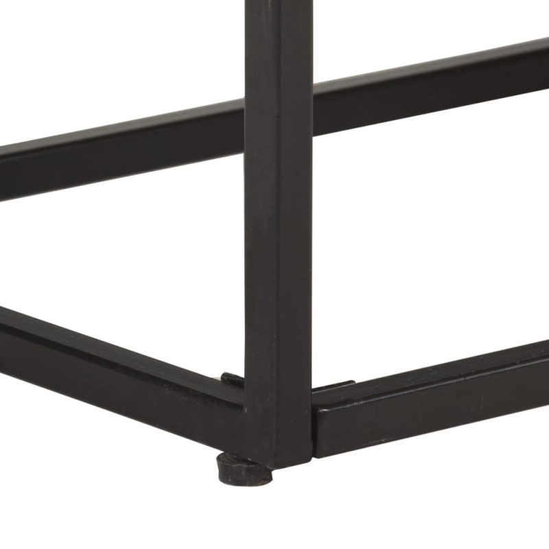 Szafka pod TV, 130x30x45 cm, surowe drewno mango