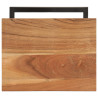 Stoliki boczne, 2 szt., 31,5 x 24,5 x 64,5 cm, drewno akacjowe