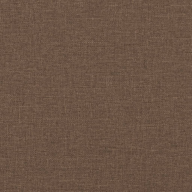 2-osobowa sofa z poduszkami, brązowa, 140 cm, tkanina