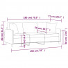 3-osobowa sofa wypoczynkowa z poduszkami, jasnożółta, 180 cm