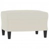 Sofa 3-osobowa, kremowa, 180 cm, tapicerowana aksamit