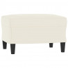 Sofa 3-osobowa, kremowa, 180 cm, tapicerowana aksamit