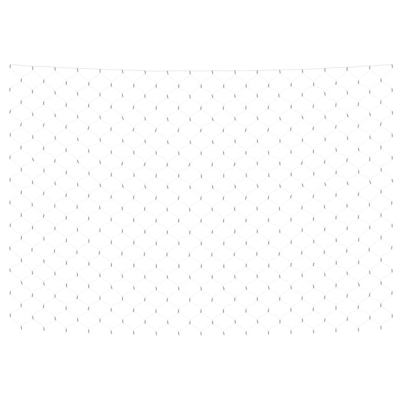 Siatka z lampek LED, ciepła biel, 3x3 m, 306 LED