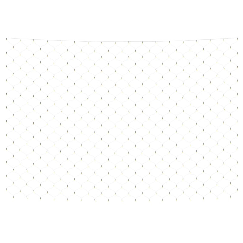 Siatka z lampek LED, ciepła biel, 3x3 m, 306 LED