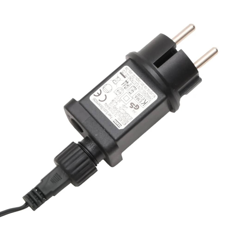 Siatka z lampek LED, ciepła biel, 3x3 m, 306 LED