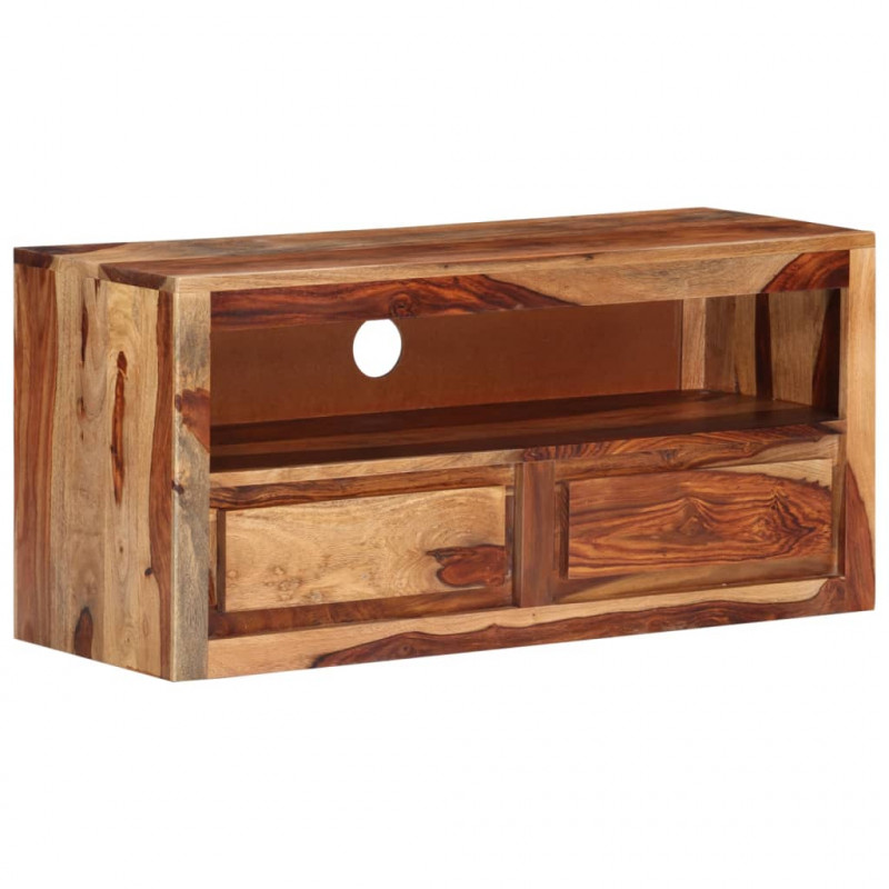 Szafka pod telewizor, 88x30x40 cm, lite drewno